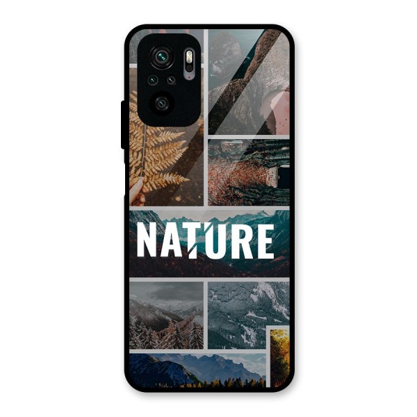 Nature Travel Glass Back Case for Redmi Note 10S