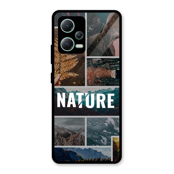 Nature Travel Glass Back Case for Redmi Note 12 5G