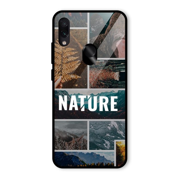 Nature Travel Glass Back Case for Redmi Note 7S