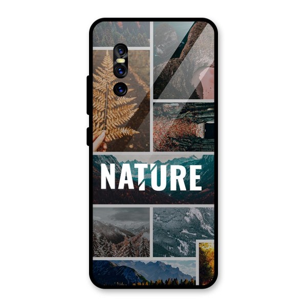 Nature Travel Glass Back Case for Vivo V15 Pro