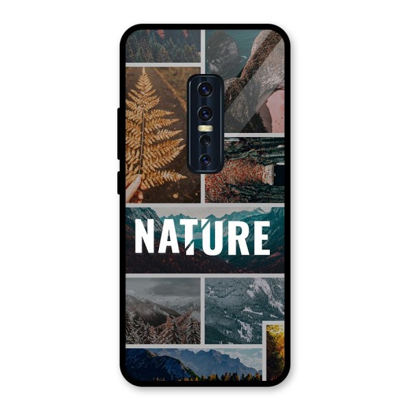 Nature Travel Glass Back Case for Vivo V17 Pro