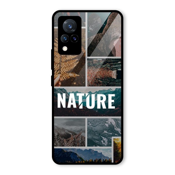 Nature Travel Glass Back Case for Vivo V21 5G