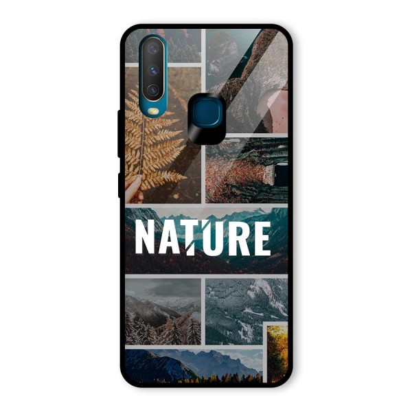 Nature Travel Glass Back Case for Vivo Y17