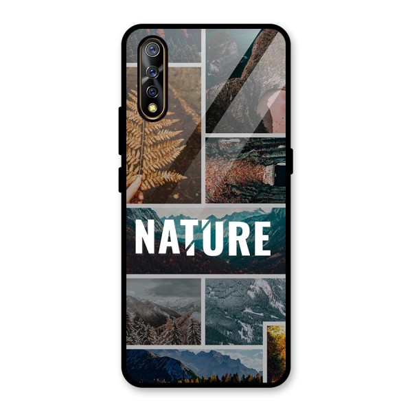 Nature Travel Glass Back Case for Vivo Z1x