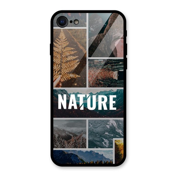 Nature Travel Glass Back Case for iPhone 8