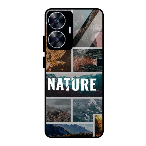 Nature Travel Glass Back Case for realme C55