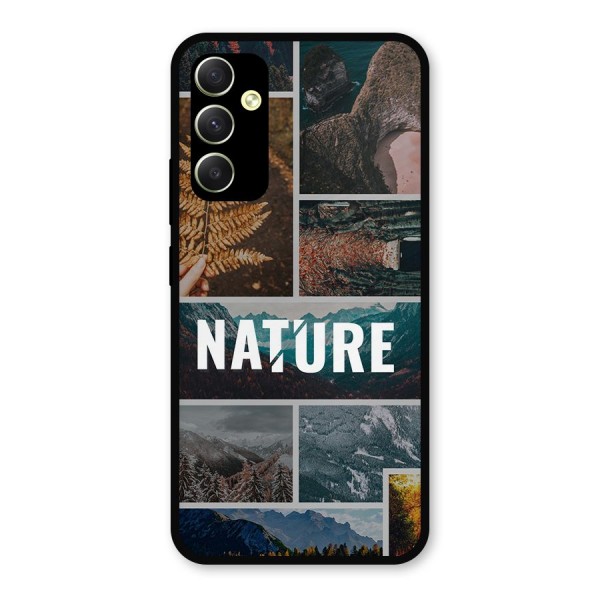 Nature Travel Metal Back Case for Galaxy A34