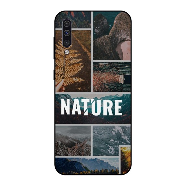 Nature Travel Metal Back Case for Galaxy A50s