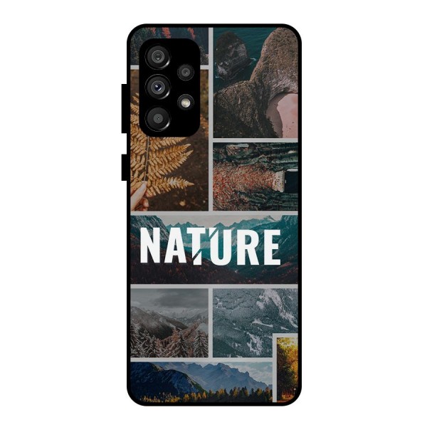 Nature Travel Metal Back Case for Galaxy A73 5G