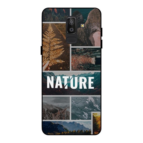 Nature Travel Metal Back Case for Galaxy J8