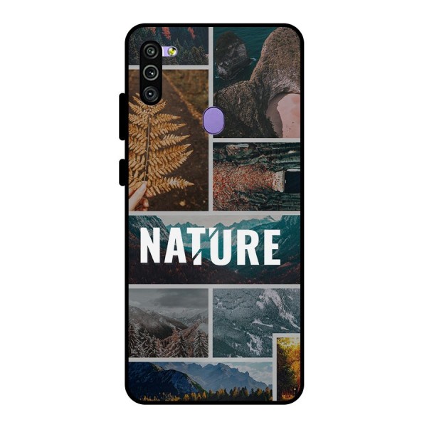 Nature Travel Metal Back Case for Galaxy M11