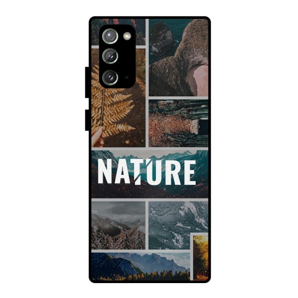 Nature Travel Metal Back Case for Galaxy Note 20