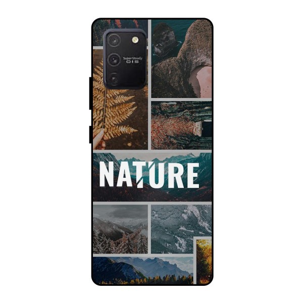 Nature Travel Metal Back Case for Galaxy S10 Lite