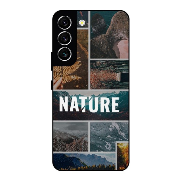 Nature Travel Metal Back Case for Galaxy S22 5G