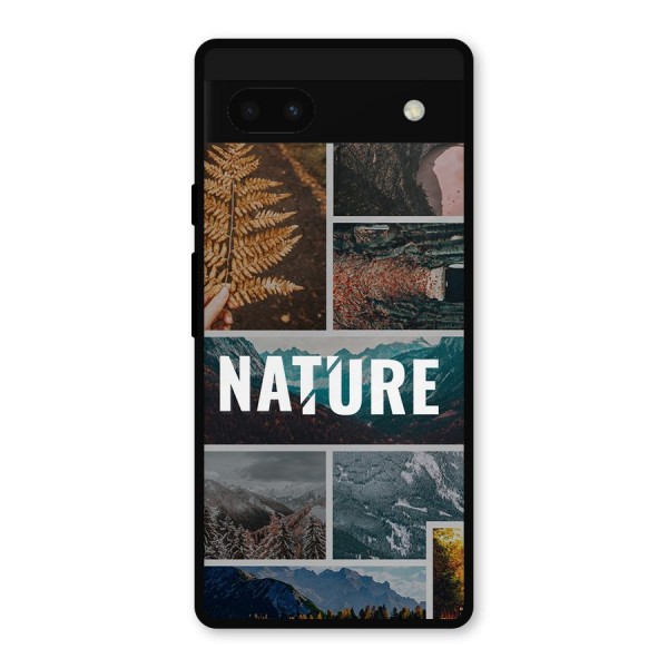 Nature Travel Metal Back Case for Google Pixel 6a