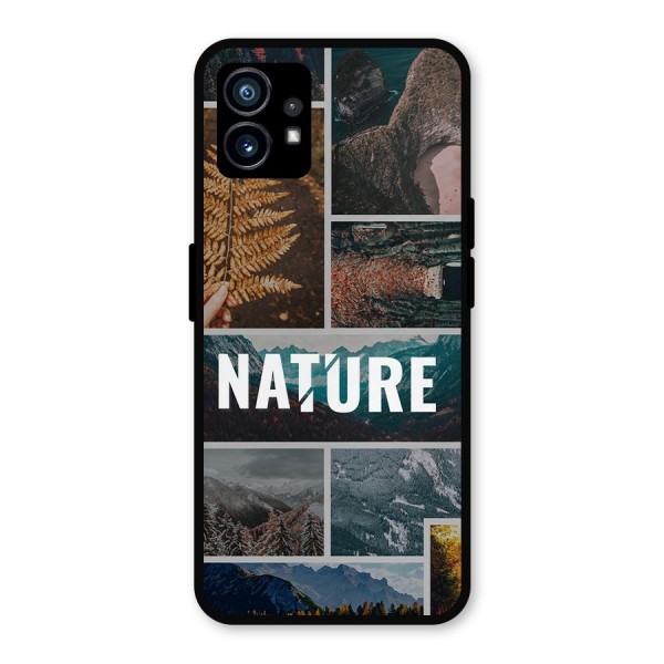 Nature Travel Metal Back Case for Nothing Phone 1