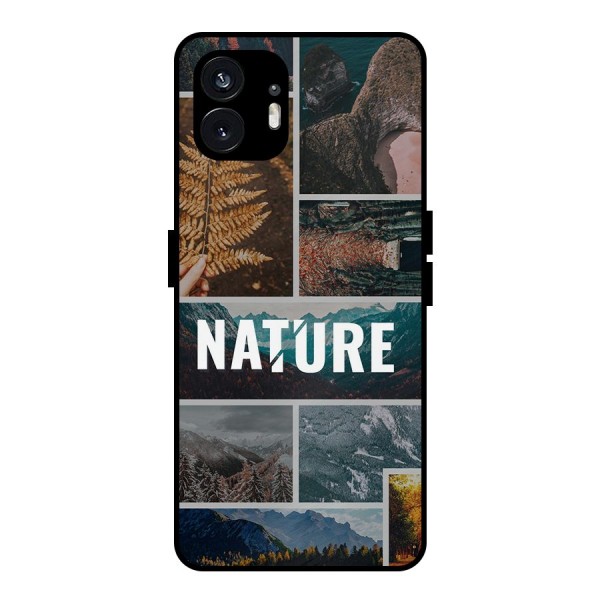 Nature Travel Metal Back Case for Nothing Phone 2