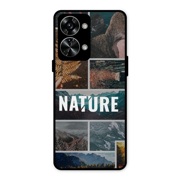 Nature Travel Metal Back Case for OnePlus Nord 2T