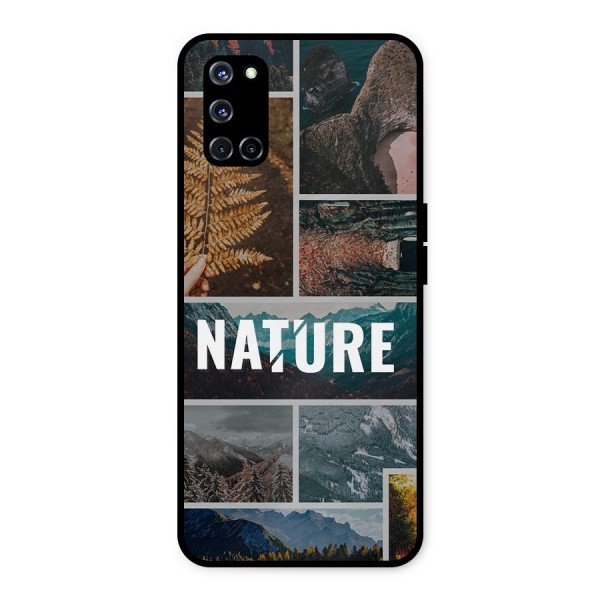 Nature Travel Metal Back Case for Oppo A52