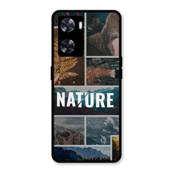 Nature Travel Metal Back Case for Oppo A77