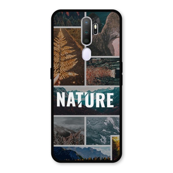 Nature Travel Metal Back Case for Oppo A9 (2020)