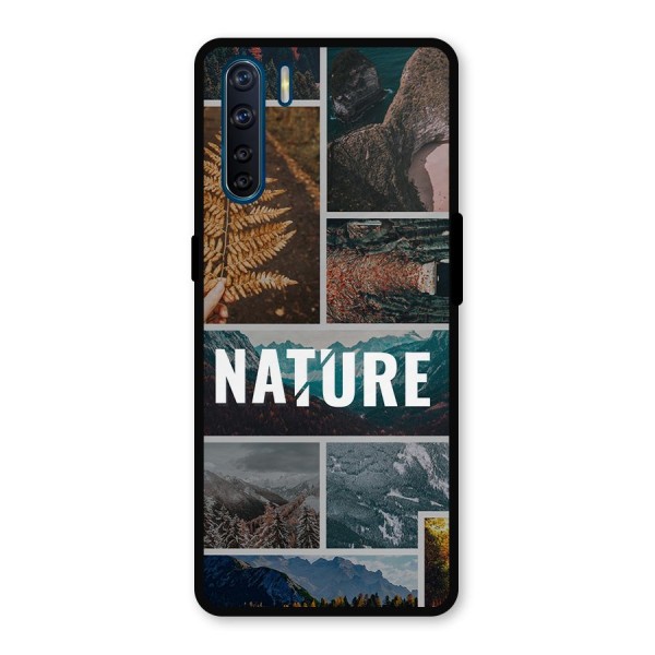 Nature Travel Metal Back Case for Oppo F15