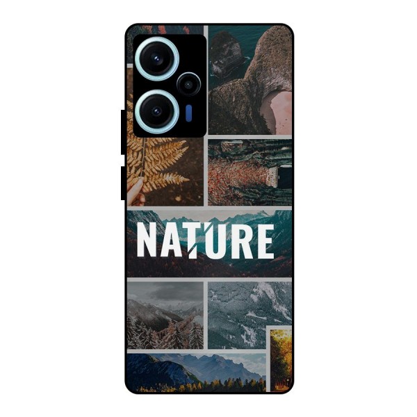 Nature Travel Metal Back Case for Poco F5