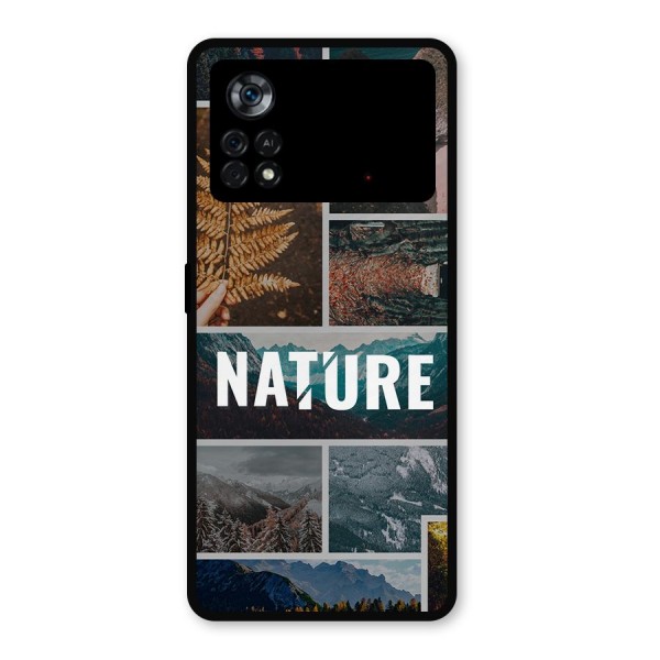 Nature Travel Metal Back Case for Poco X4 Pro 5G