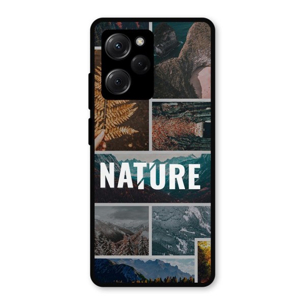 Nature Travel Metal Back Case for Poco X5 Pro