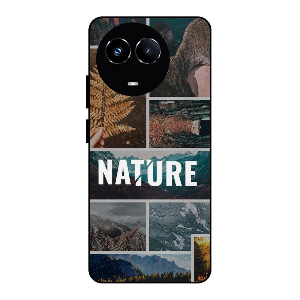 Nature Travel Metal Back Case for Realme 11 5G