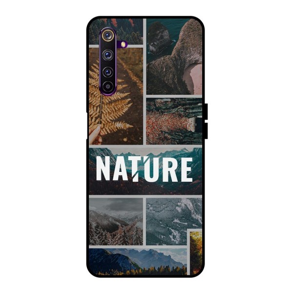 Nature Travel Metal Back Case for Realme 6 Pro