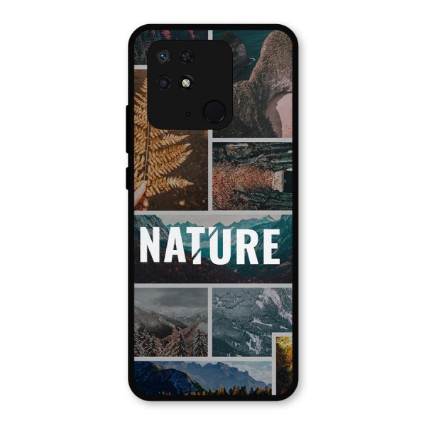 Nature Travel Metal Back Case for Redmi 10