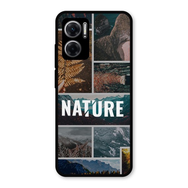 Nature Travel Metal Back Case for Redmi 11 Prime 5G