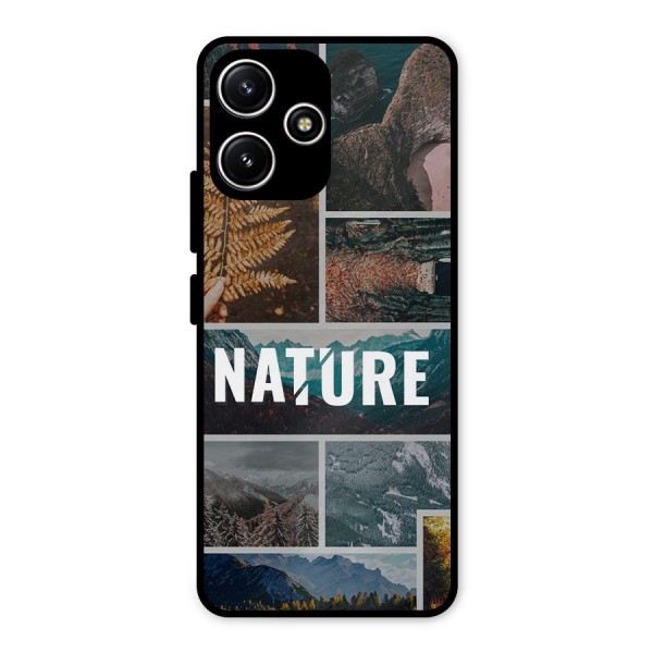 Nature Travel Metal Back Case for Redmi 12 5G