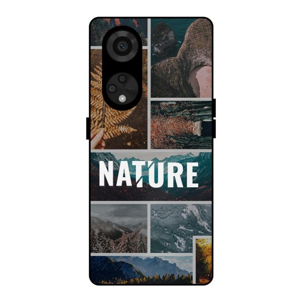 Nature Travel Metal Back Case for Reno8 T 5G