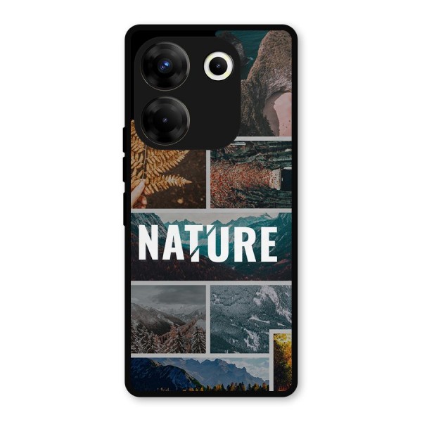 Nature Travel Metal Back Case for Tecno Camon 20 Pro