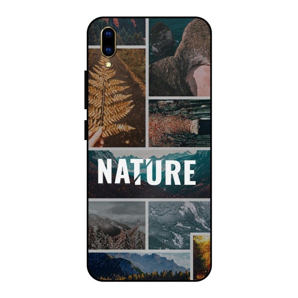 Nature Travel Metal Back Case for Vivo V11 Pro