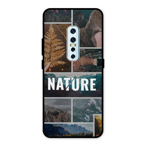 Nature Travel Metal Back Case for Vivo V17 Pro