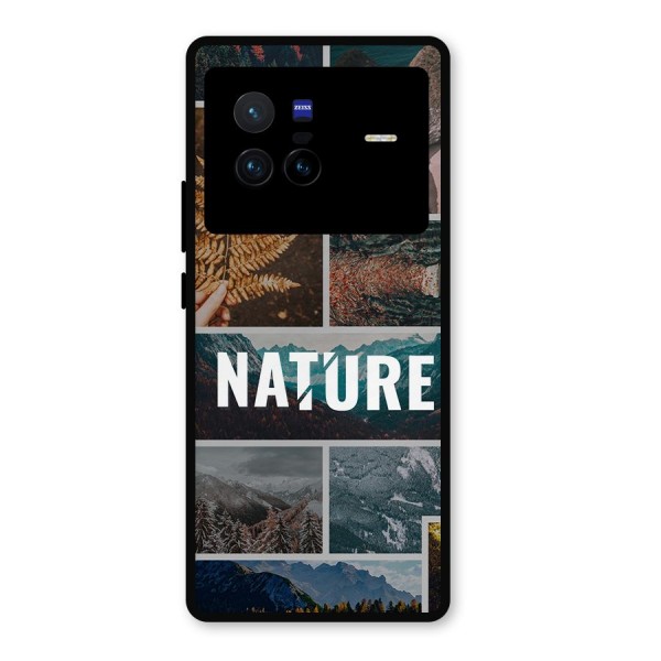 Nature Travel Metal Back Case for Vivo X80