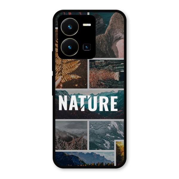 Nature Travel Metal Back Case for Vivo Y35