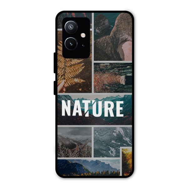 Nature Travel Metal Back Case for Vivo Y75 5G