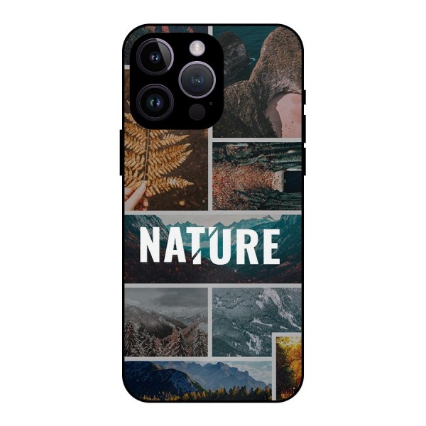 Nature Travel Metal Back Case for iPhone 14 Pro Max
