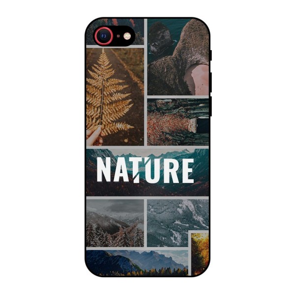 Nature Travel Metal Back Case for iPhone 8