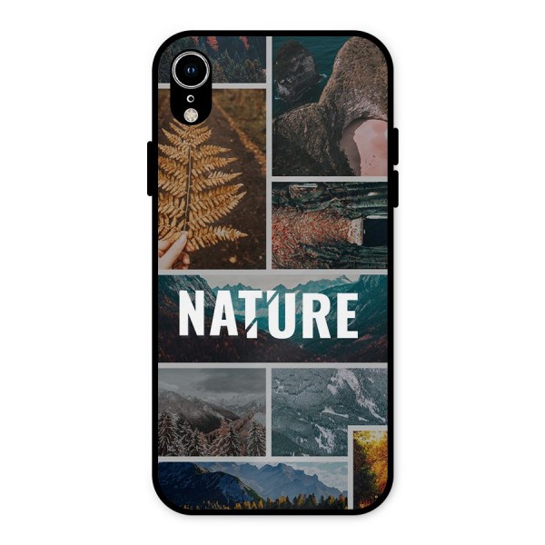 Nature Travel Metal Back Case for iPhone XR