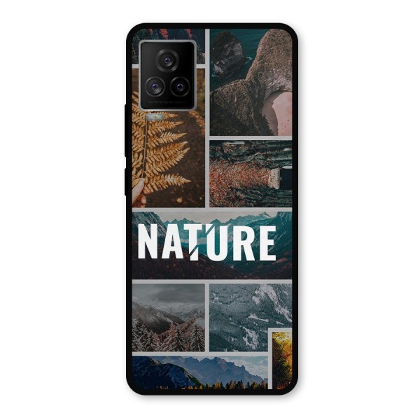 Nature Travel Metal Back Case for iQOO 7 Legend 5G