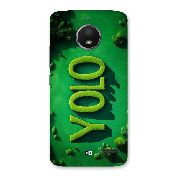 Nature Yolo Back Case for Moto E4