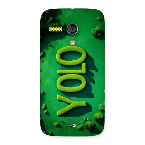 Nature Yolo Back Case for Moto G