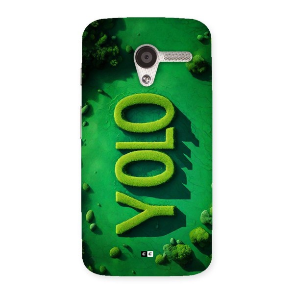 Nature Yolo Back Case for Moto X