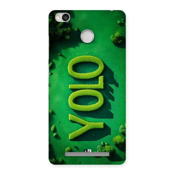 Nature Yolo Back Case for Redmi 3S Prime