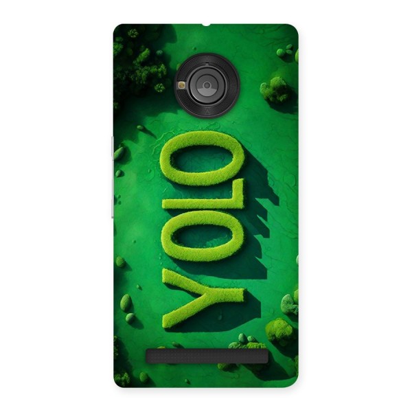 Nature Yolo Back Case for Yuphoria